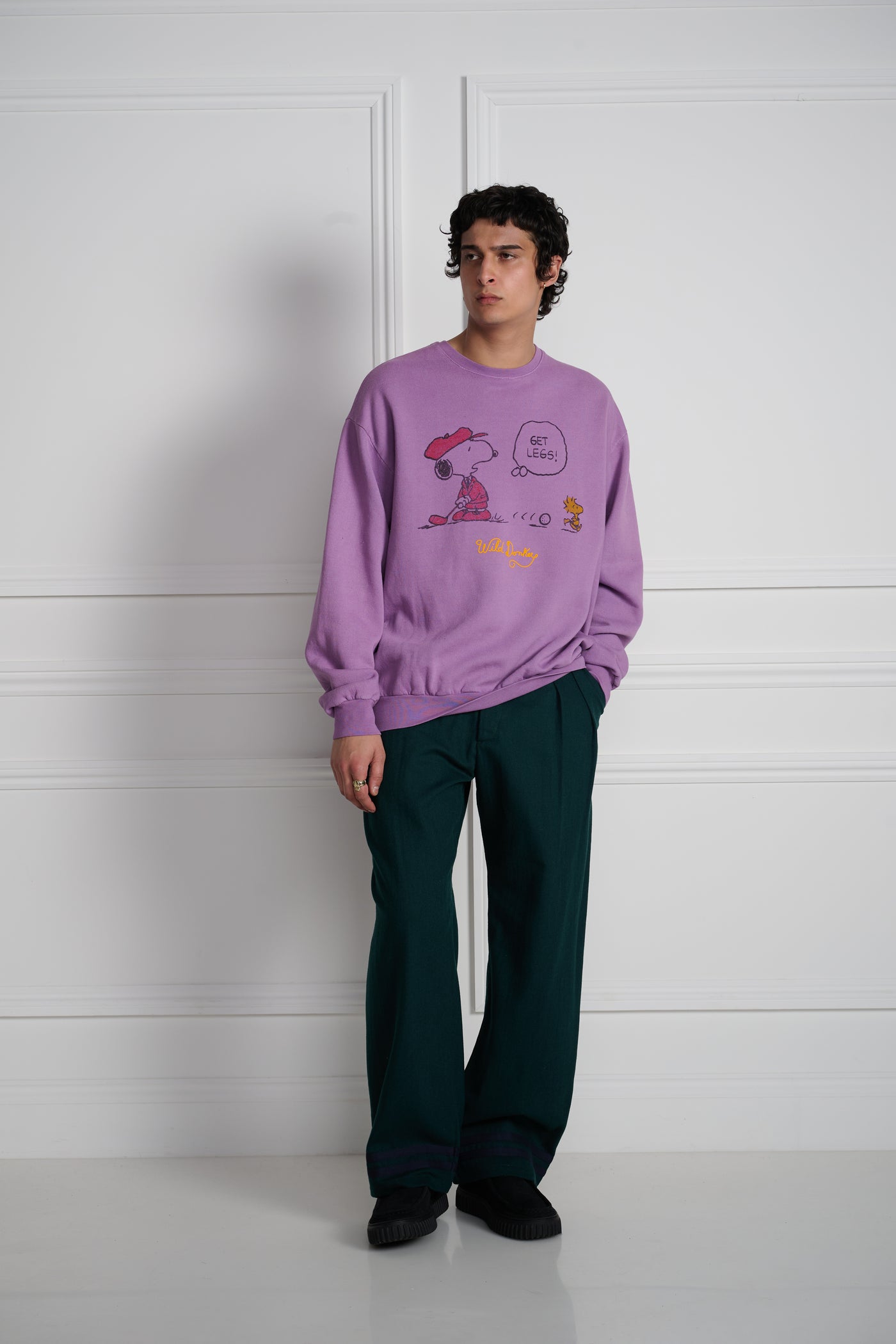Legs Set In Crewneck