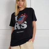 Wild Donkey X Rolling Stones T-Shirt Black