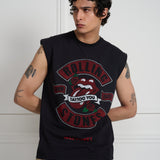 Wild Donkey X Rolling Stones Tank Black