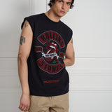 Wild Donkey X Rolling Stones Tank Black