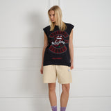 Wild Donkey X Rolling Stones Tank Black