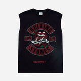 Wild Donkey X Rolling Stones Tank Black