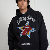 Wild Donkey X Rolling Stones Hoodie Black