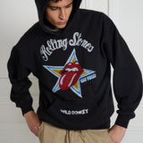 Wild Donkey X Rolling Stones Hoodie Black