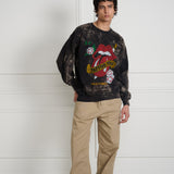 Wild Donkey X Rolling Stones Crewneck Black