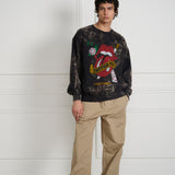 Wild Donkey X Rolling Stones Crewneck Black