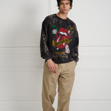 Wild Donkey X Rolling Stones Crewneck Black