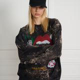 Wild Donkey X Rolling Stones Crewneck Black