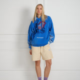 Wild Donkey X Rolling Stones Hoodie Blue