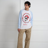 Wild Donkey X Rolling Stones Long Sleeve T-Shirt White