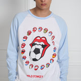 Wild Donkey X Rolling Stones Long Sleeve T-Shirt White
