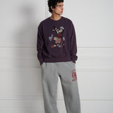 Steam Goof Set In Crewneck Deep Navy Blue