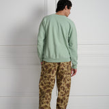 Woods Raglan Sleeves Crewneck Old Light Green