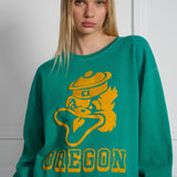 Oregon Set In Crewneck Old Dyed Emerald