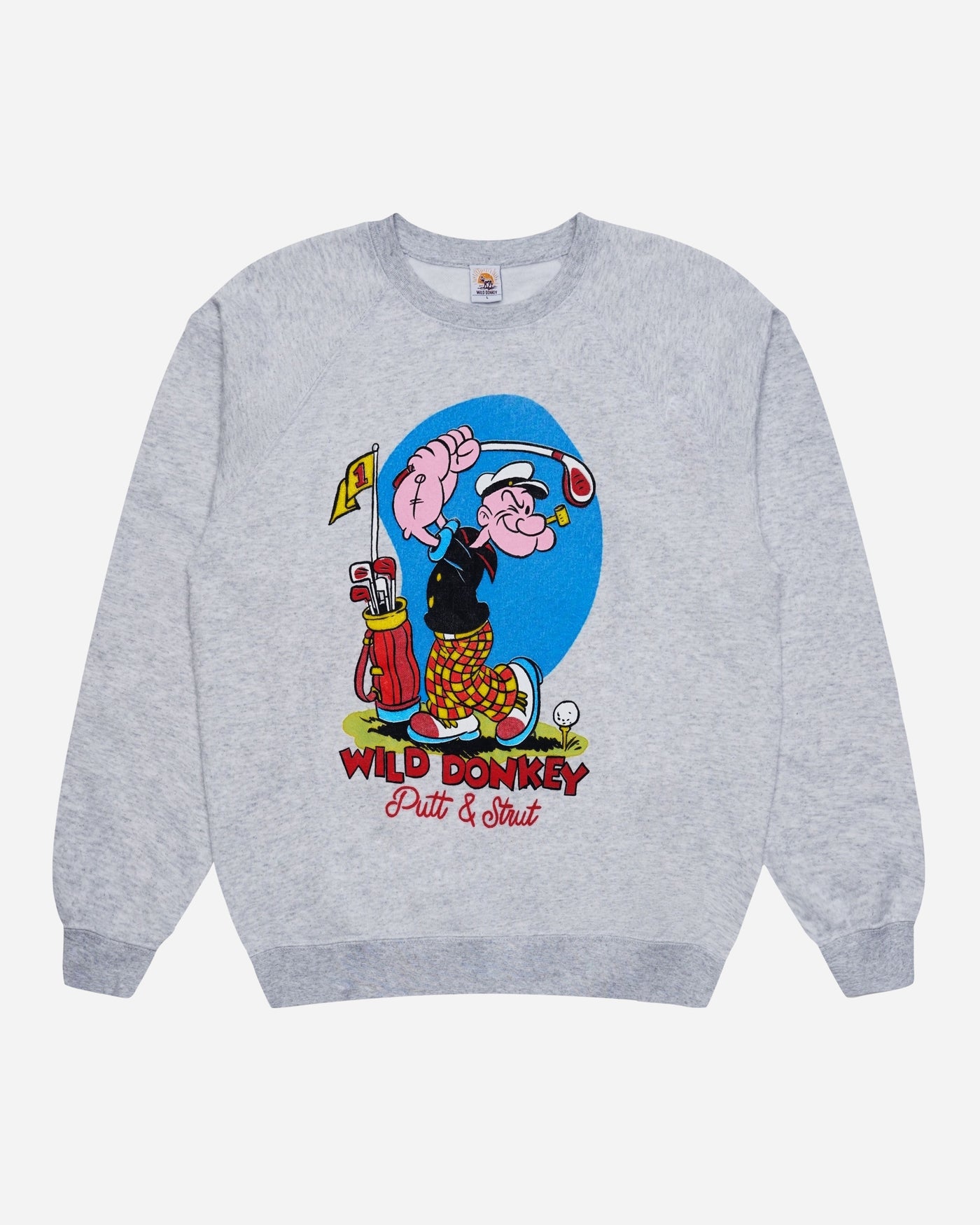 Pop Swing Raglan Sleeves Crewneck