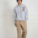 Wolves Half Zip Heather Grey