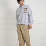 Wolves Half Zip Heather Grey