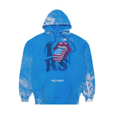 Wild Donkey X Rolling Stones Hoodie Blue
