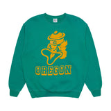 Oregon Set In Crewneck Old Dyed Emerald