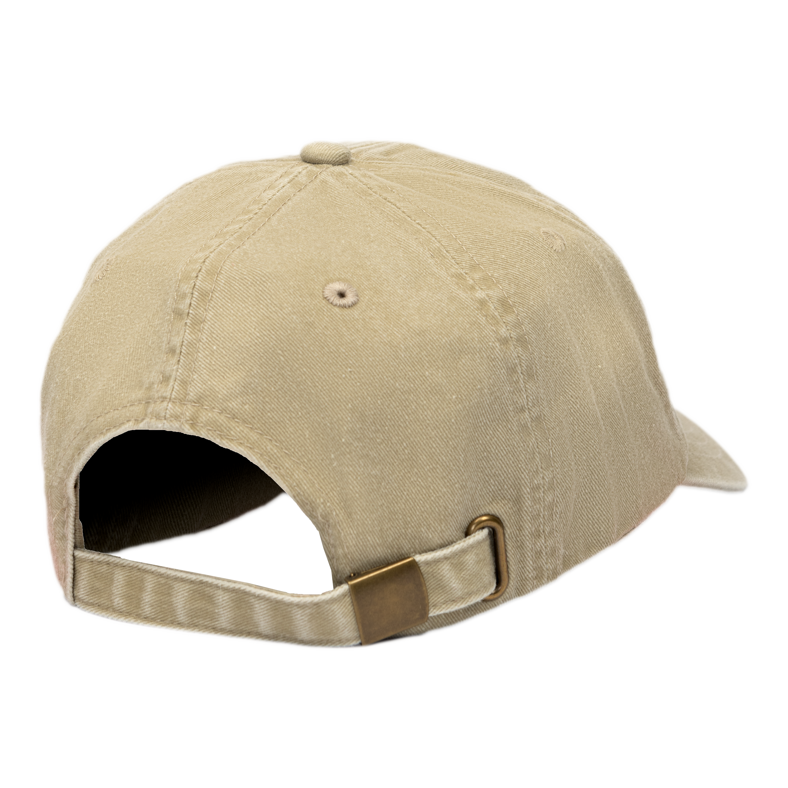 Vintage Beige Embroidered Cap