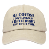 Grey Embroidered Cap