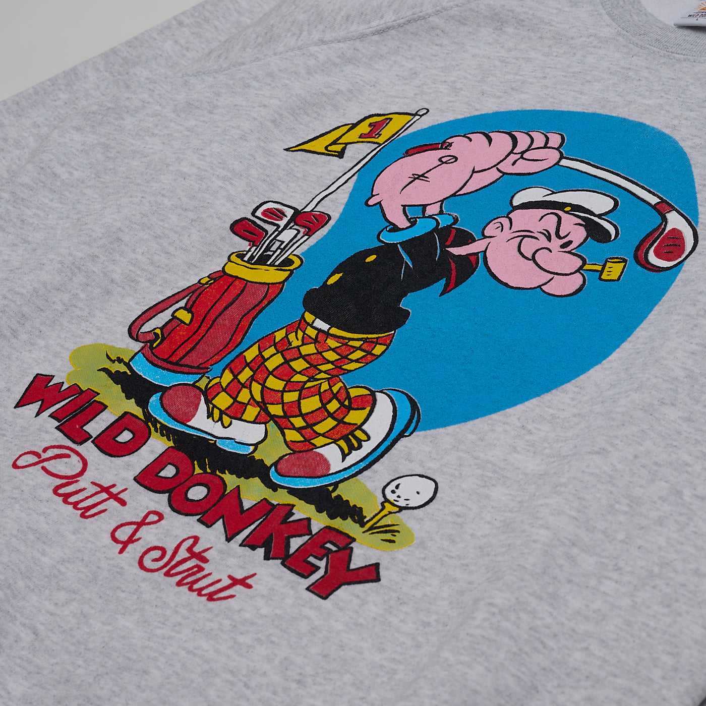 Pop Swing Raglan Sleeves Crewneck