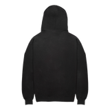 Black Iowa Brushed Fleece Hoodie