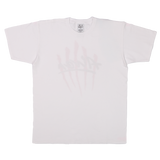 White Scratch Print T-shirt