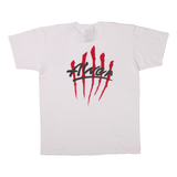 White Scratch Print T-shirt