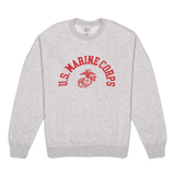 Grey Corps Crewneck Raglan Sweatshirt