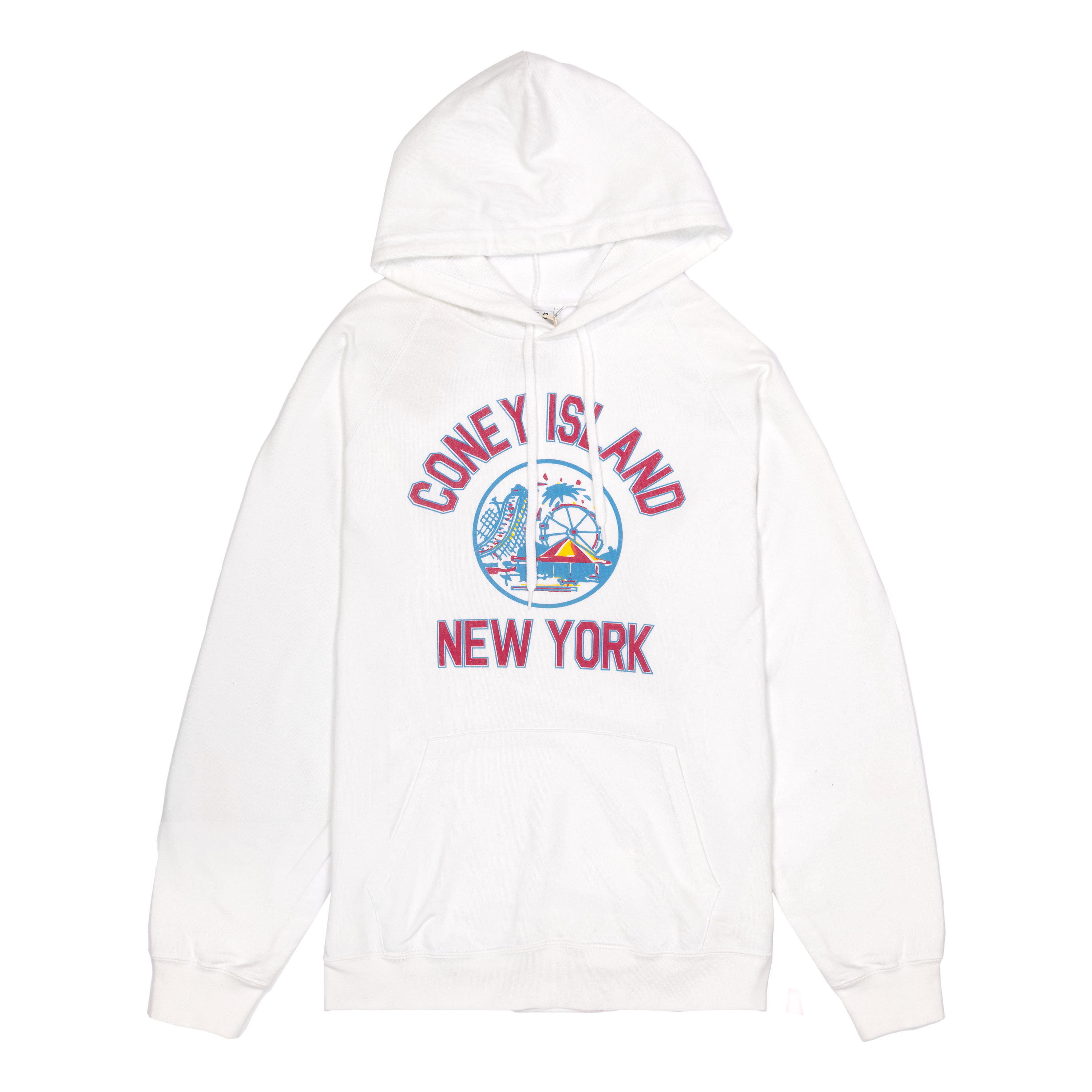 White Coney Island Logo Hoodie