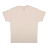 Beige University Suede Print T-shirt