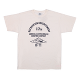Beige Laguna Beach Print T-shirt