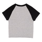Grey Wild Donkey Logo Raglan Womens Baby T-shirt