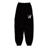 Black Wild Donkey Logo Sweatpants