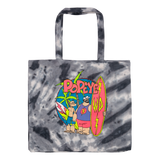 Black Marble Character Tote Bag