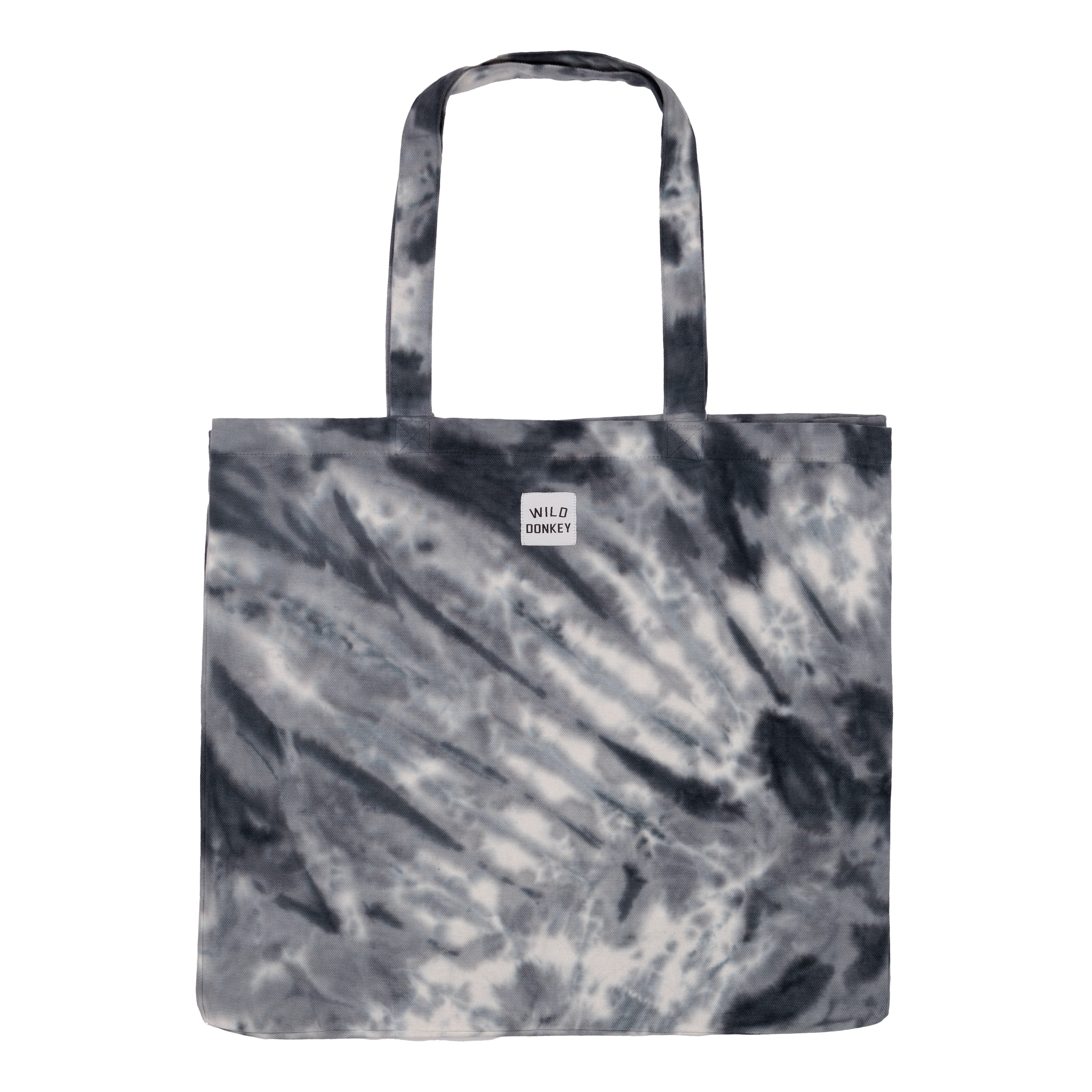 Black Marble Character Tote Bag