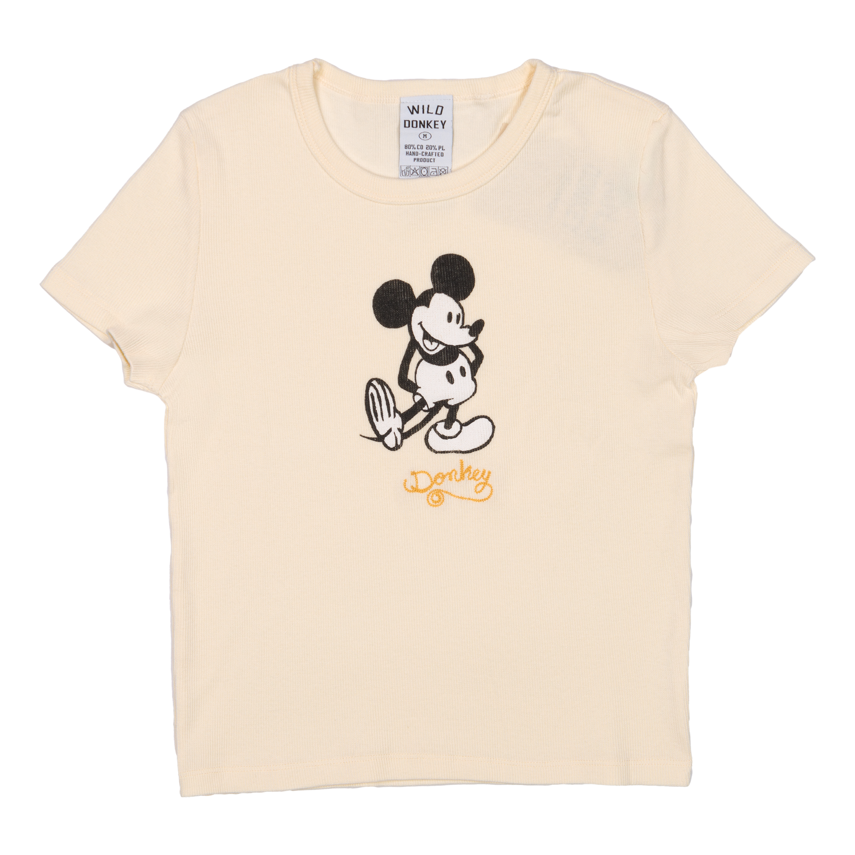 Beige Suede Character Womens Baby T-shirt