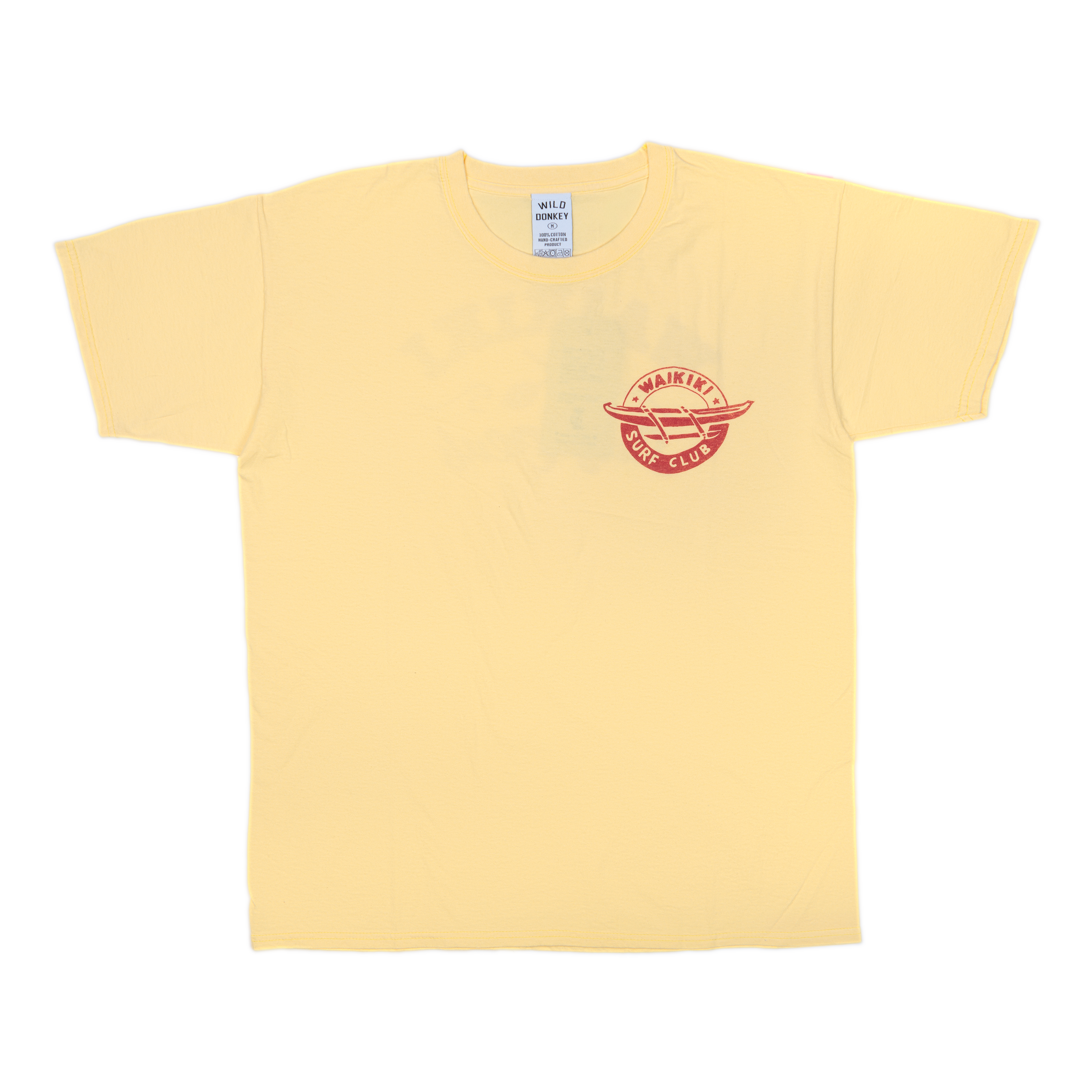 Yellow Waikiki Surf T-shirt