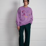 Legs Set In Crewneck
