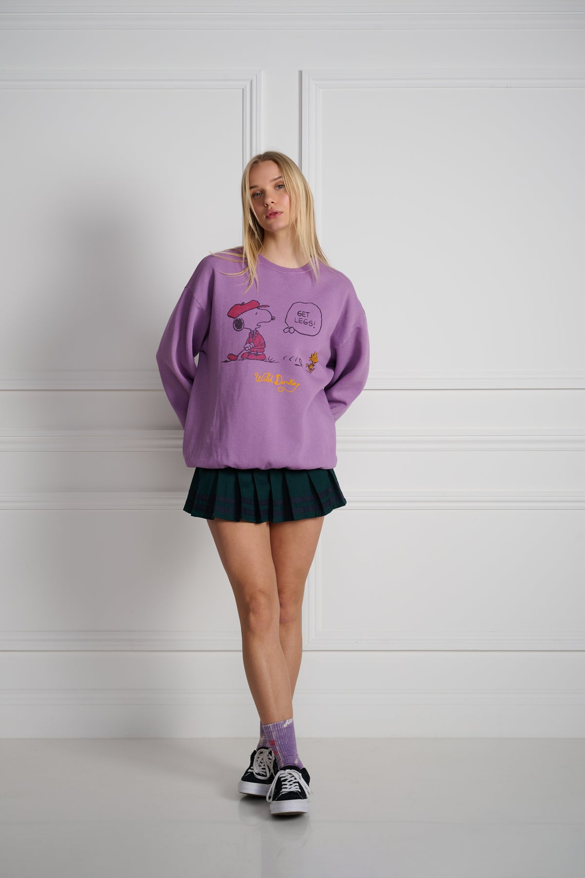 Legs Set In Crewneck