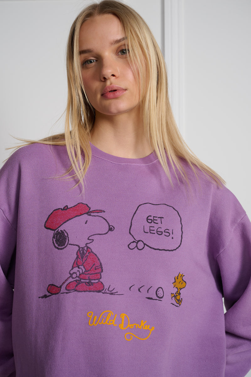 Legs Set In Crewneck