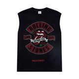 Wild Donkey X Rolling Stones Tank Black