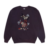 Steam Goof Set In Crewneck Deep Navy Blue