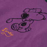Swing Set In Crewneck Violet/Bottle Green