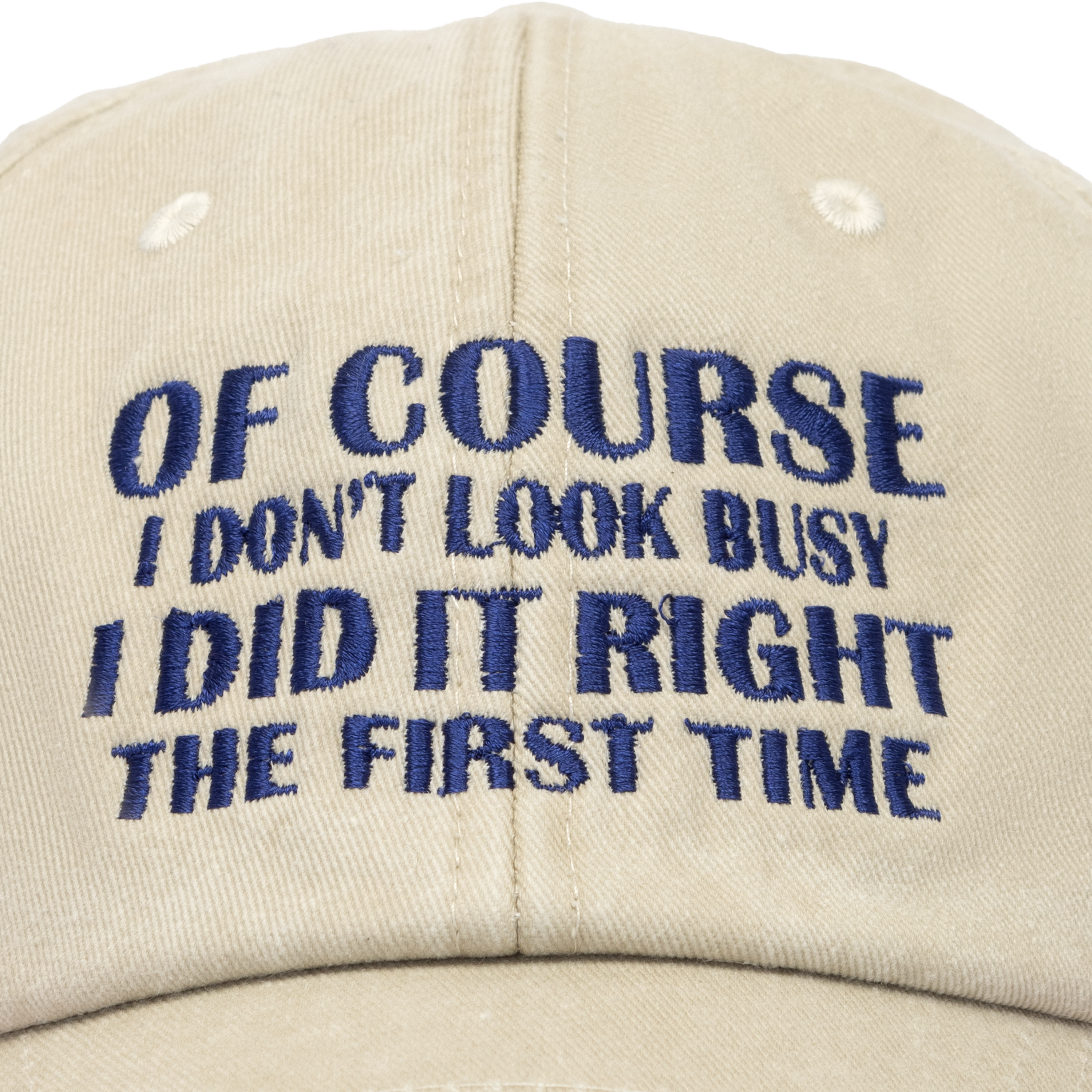 Grey Embroidered Cap