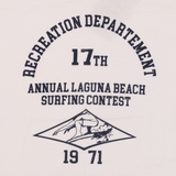 Beige Laguna Beach Print T-shirt
