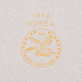 Grey Korean Military Print T-shirt