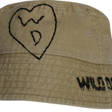 Heart Scribble Vintage Hat