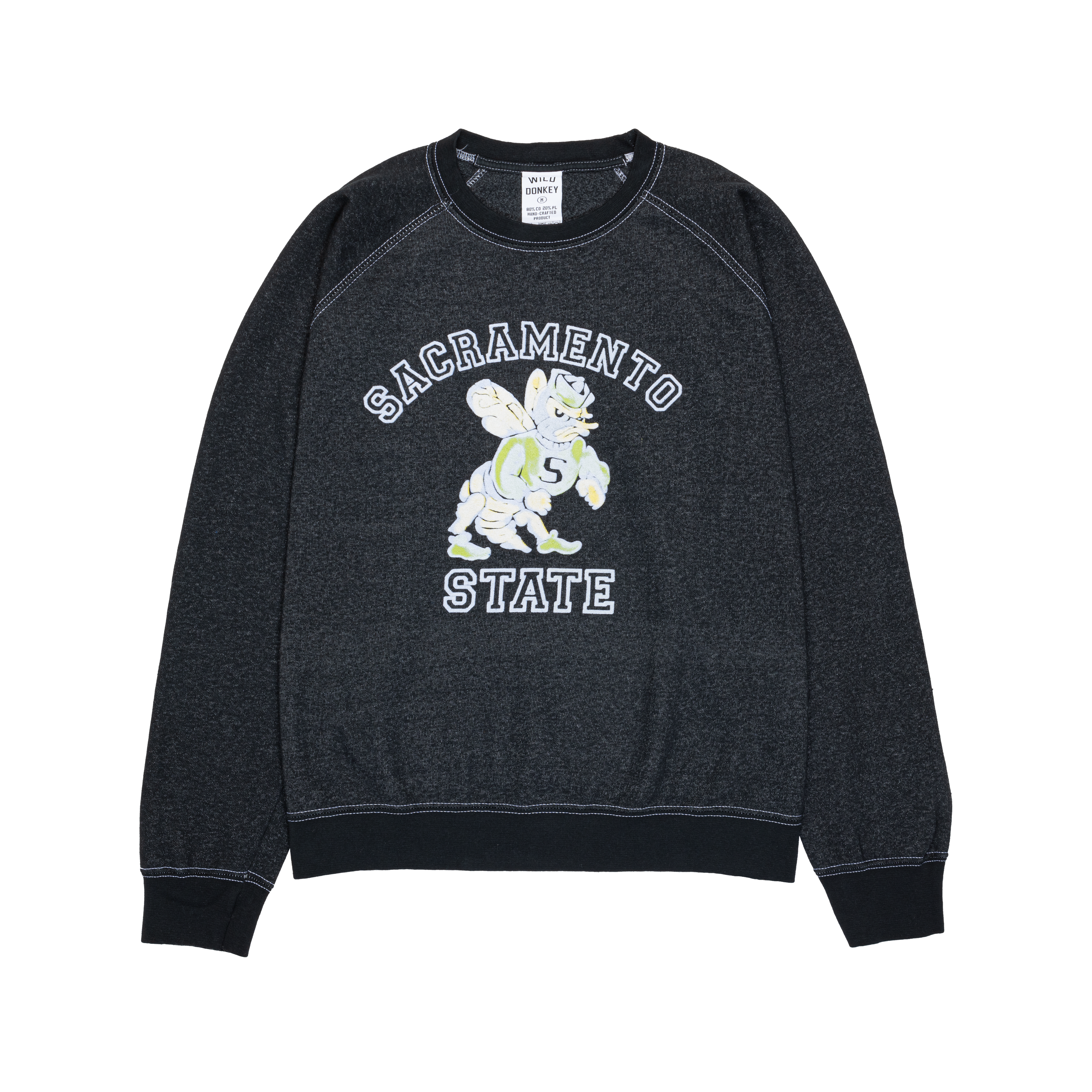 Black Sacramento Print Sweatshirt